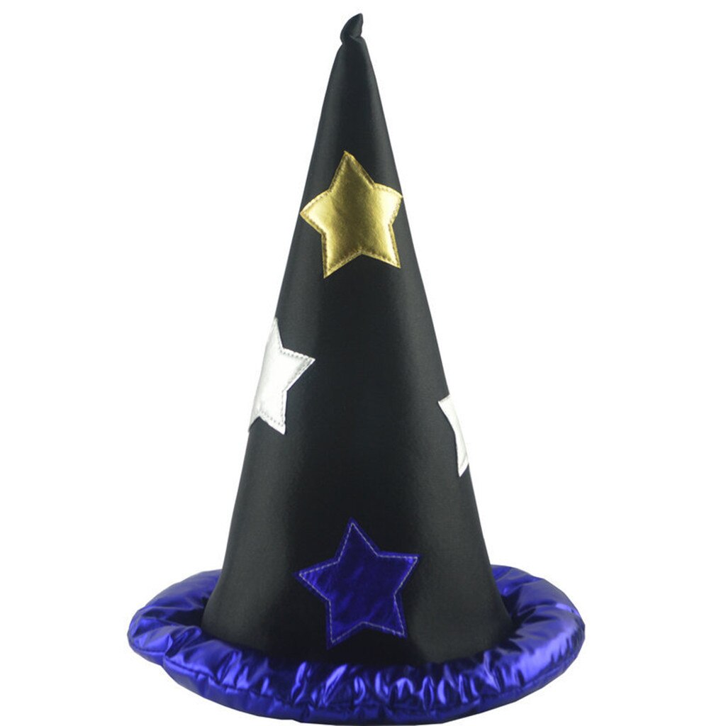 Halloween Witch Hat Witches Hat for Women Halloween Masquerade Party Cosplay Decoration Fancy Dress Decor Top Hat: Blue