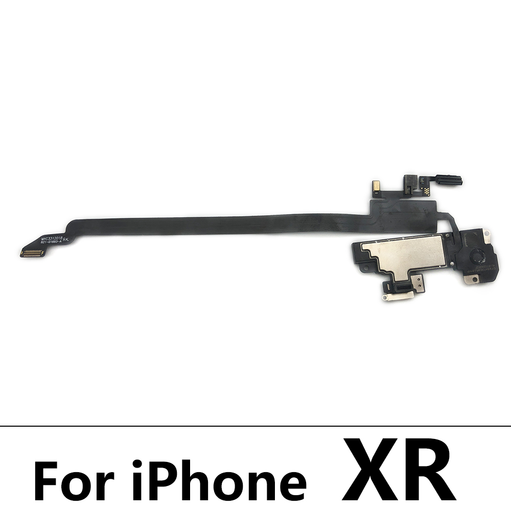 Original Ear Earpiece Flex For Iphone X XR XS 11 Pro Max Proximity Light Sensor Sound Earphone Speaker Flex Cable Assembly: XR