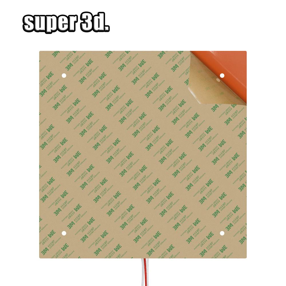 Plateau chauffant en Silicone pour imprimante 3D, 310x310mm, 220v, 750w, pour Creality CR-10 10s pro, plaque chauffante