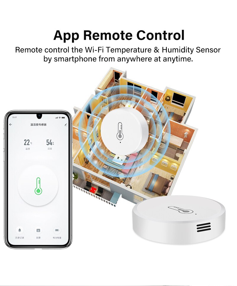 Tuya-smartlife – capteur intelligent de température et d'humidité, fonctionne avec Zigbee Hub Via Alexa Google Home