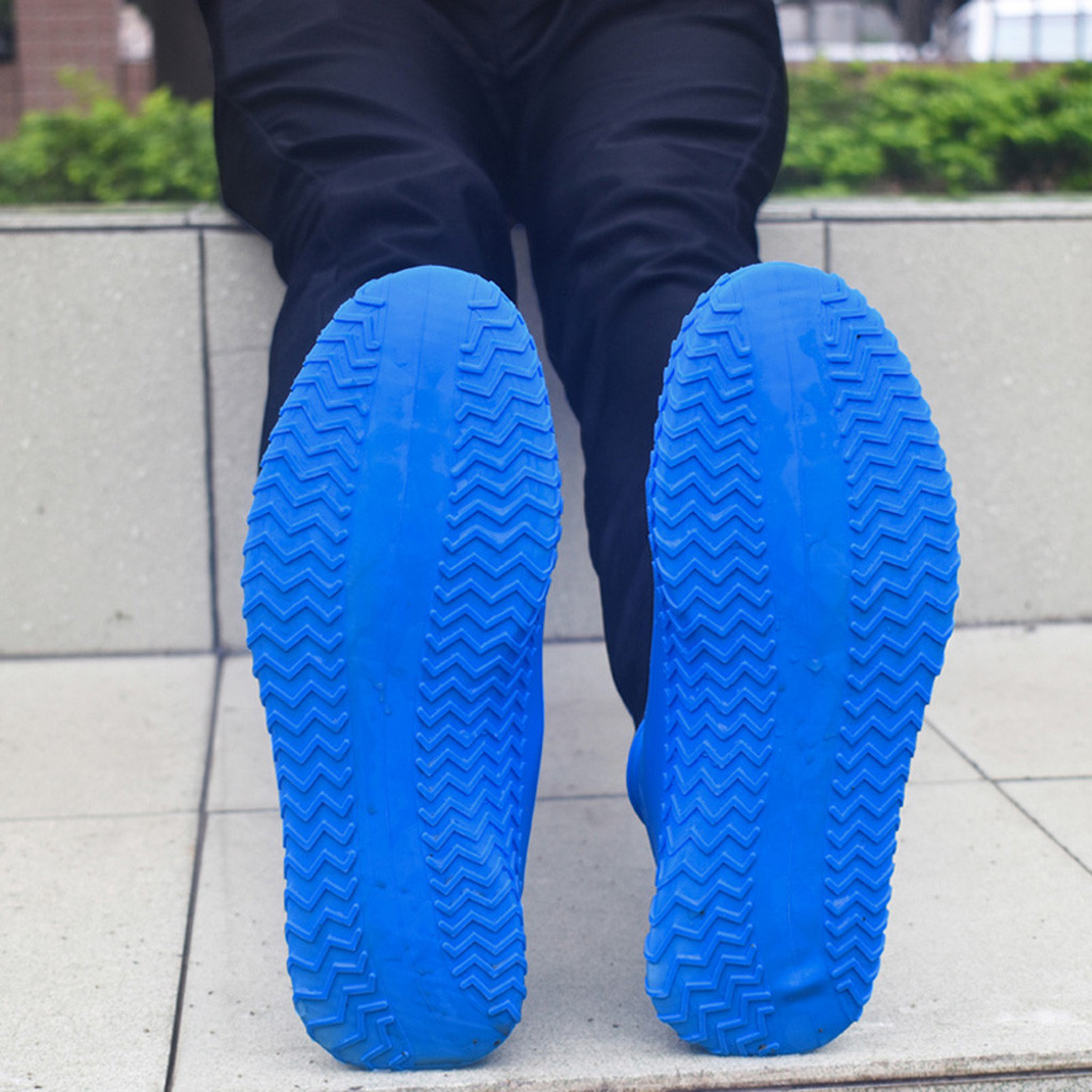 Reusable Rain Gear Boots Snow Shoe Covers Waterproof Shoes Overshoes S/M/L Camping Slip-resistant Rubber Rain Boot Overshoes