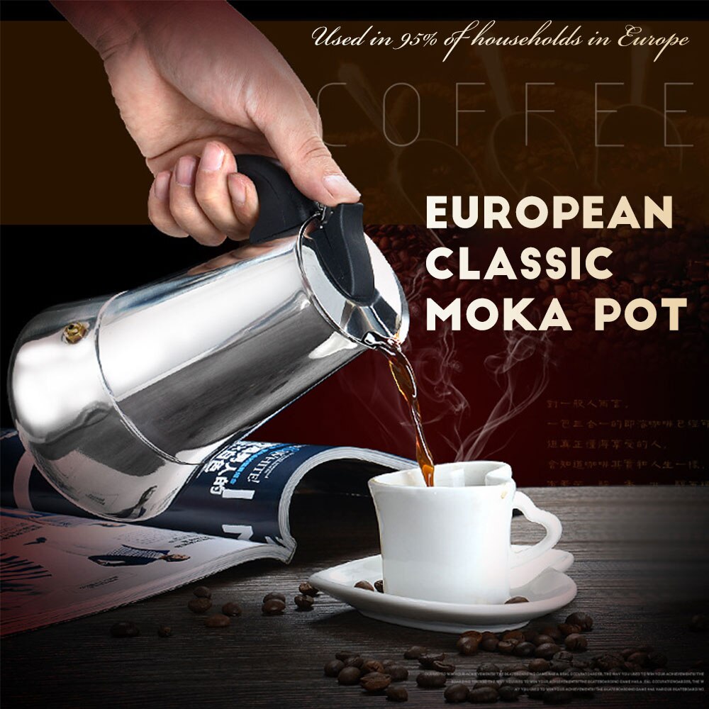 Cafetera de café expreso, cafetera de Moka, cafetera de café expreso, cafetera Latte