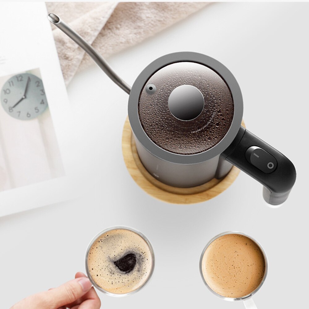 Deerma Electric Health Preserving Pot Gooseneck 8mm Spout LED Heating Temperature controlled Overflow protection Electric Kettle