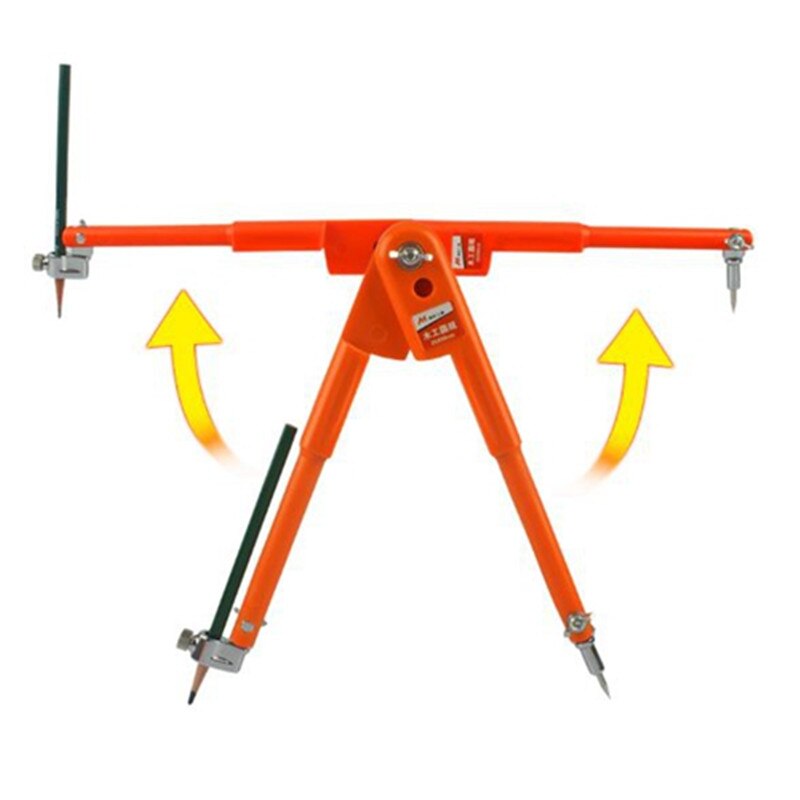 Circular Marking Tool Line Gauge Distance Woodworking Compasss Marking Scribing Craft Layout Tool 90/150cm Diameter