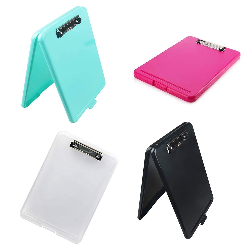 Multifunctional PP File Box A4 Writing Board Portable File Storage Box File Box Openable PP File Box