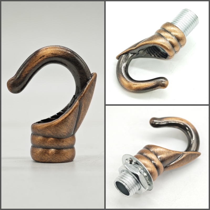 6 teile/los Tragende haken öffnung haken lampe zubehör haken esszimmer kran bar anhänger lampe M10 lampe DIY zubehör: Rosa / B15