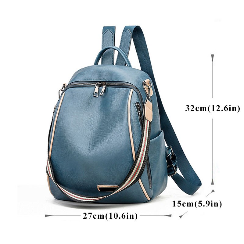 Bolso de hombro a la para mujer, mochila de gran capacidad para mujer, mochila escolar para chicas adolescentes, mochila ligera de viaje para mujer