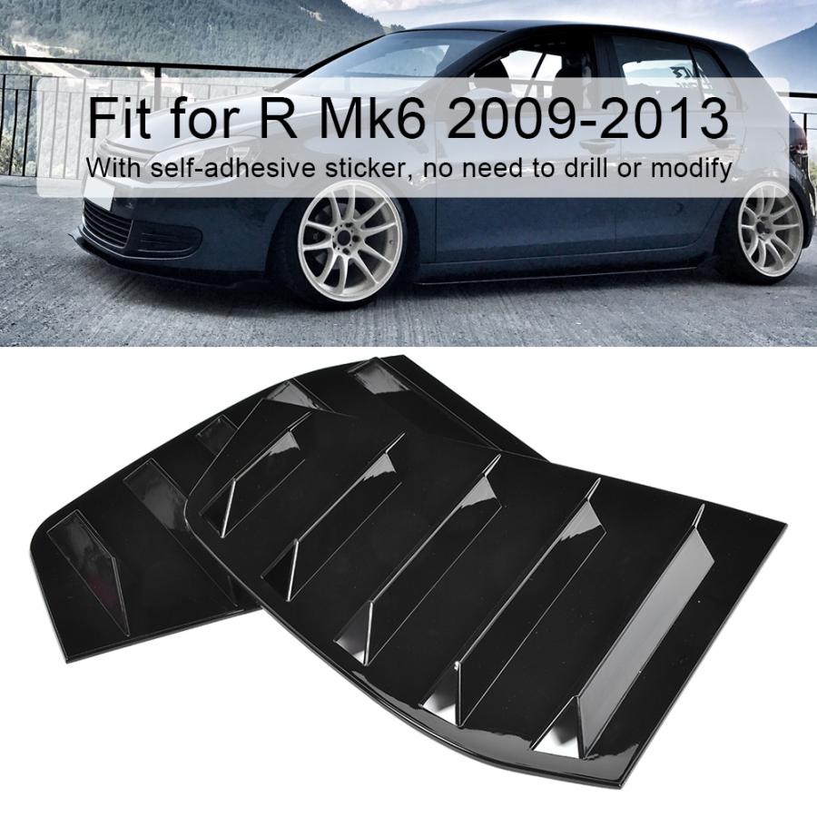 1 par de paneles de puerta Exterior para ventana de ventilación lateral, modificación de coche, ajuste para R Mk6