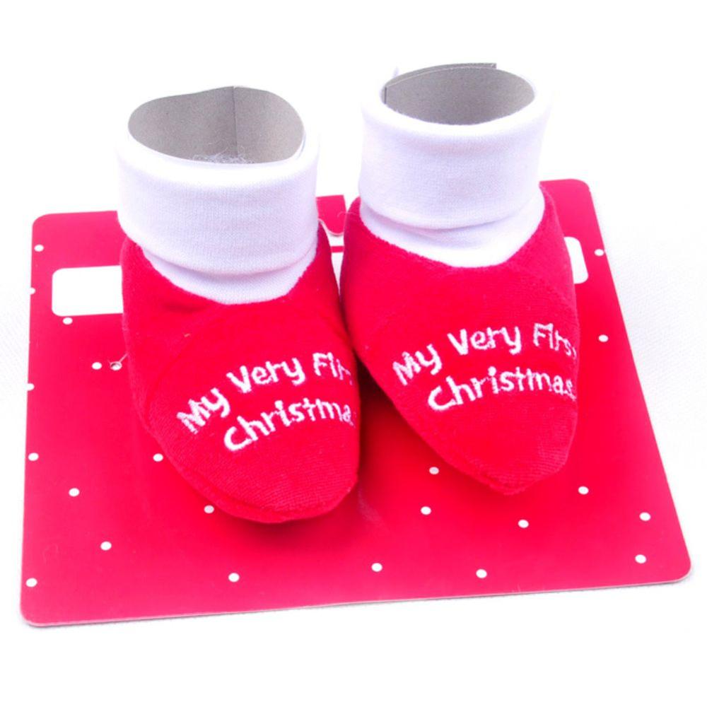 Toddler Cotton Baby Socks Christmas Socks For Newborns Anti Slip Soles For Child Boy Girl Baby Socks: 4