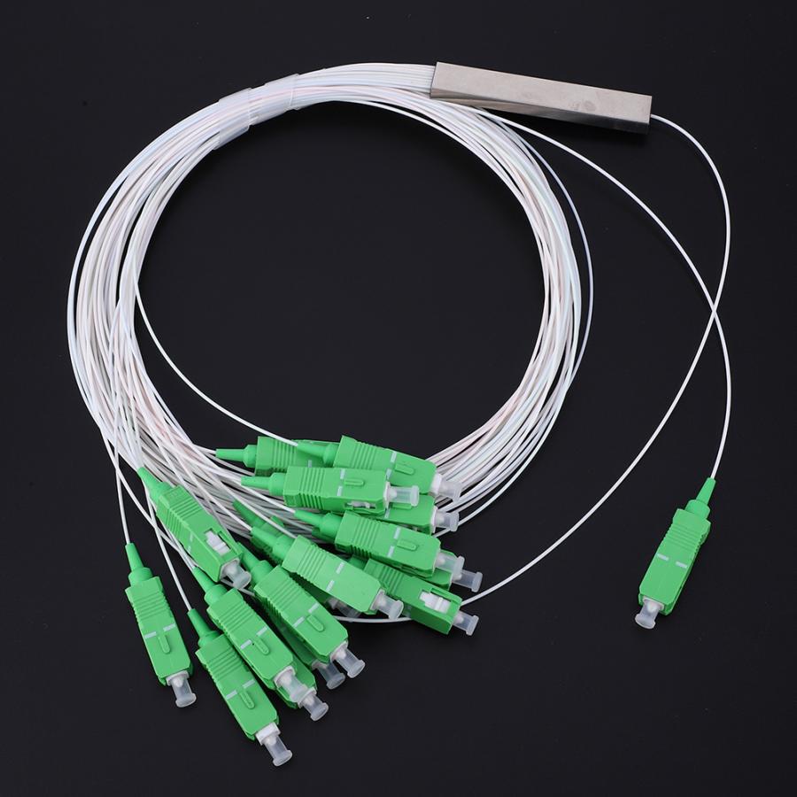 Micro Fiber Optic Splitter 1x16 0.9SM SC/APC PLC Type Optical Splitter 1260-1650nm