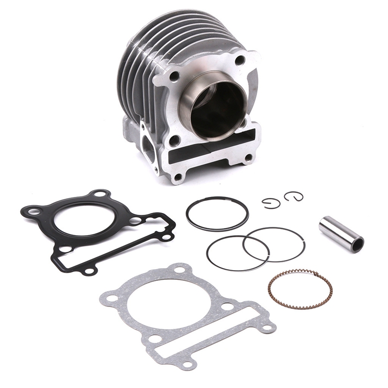 Til yamaha bws  x 125 cygnus 125 52.4mm cylinder sæt med stempel cylinder blok pin cnc motorcykel scooter tilbehør