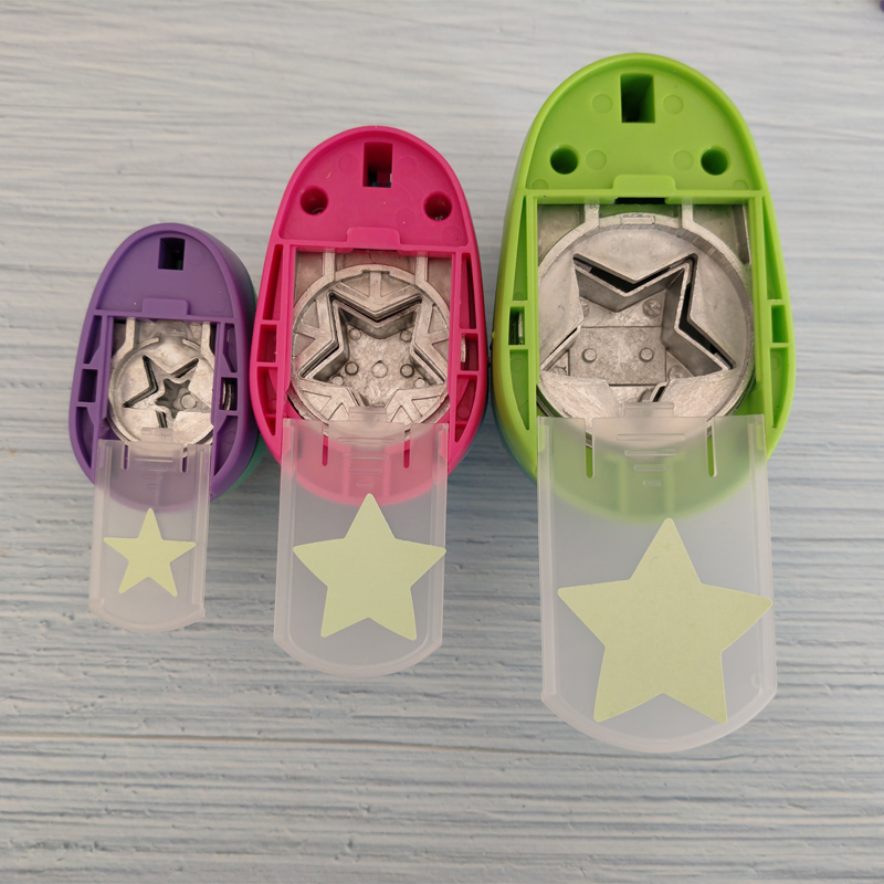 1pc 3" 2" 1.5" 1" Star Shape Craft Hole Punch Paper Cutter Scrapbooking School Puncher EVA Embossing Tool