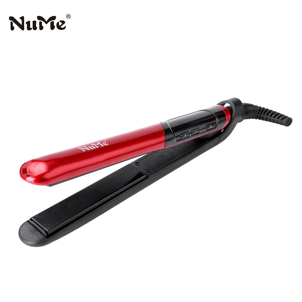 2 in 1 LCD Display ceramic coating Hair straightener comb hair Curler beauty care Iron healthy beauty curling irons flat iron