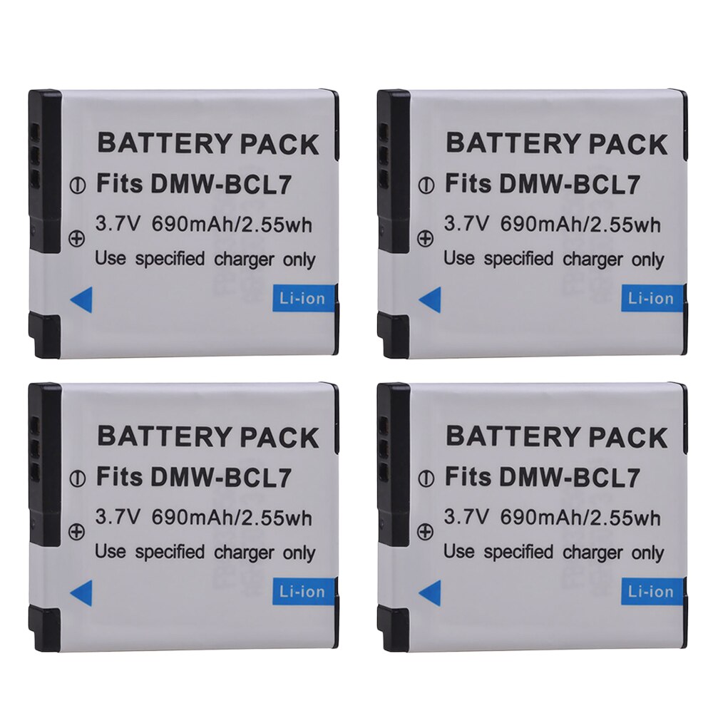 DMW-BCL7 BCL7 BCL7E DMW-BCL7PP Battery for Panasonic Lumix DMC-FH10, DMC-FS50, DMC-SZ10, DMC-SZ9, DMC-SZ8, DMC-SZ3, DMC-XS1,XS3: 4 battery
