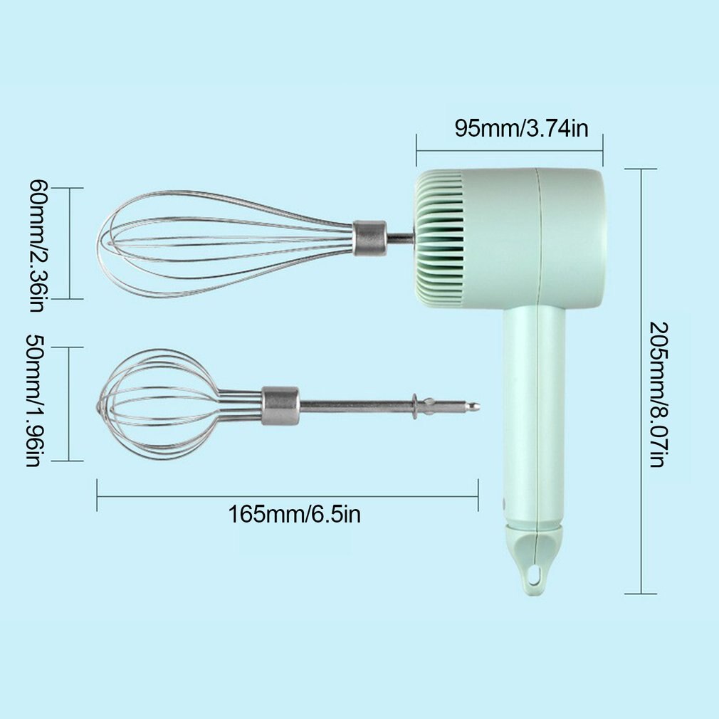 Draadloze Draagbare Draadloze Garde Elektrische Voedsel Mixer Staafmixer High Power Deeg Blender Eiklopper Handheld Mixer Tool