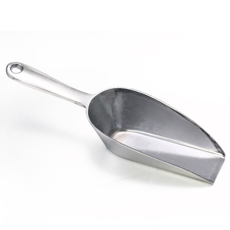 Pala de hielo para comida, pala de aluminio multifuncional para restaurante, utensilios de cocina, herramienta de fruta seca, 6 pulgadas, 1 pieza