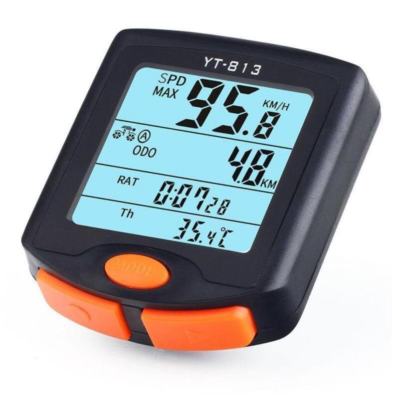 Waterproof Bicycle Odometer Speedometer Cycling Stopwatch Velocimetro Bicicleta Wireless Bkie Computer with LCD Digital Display