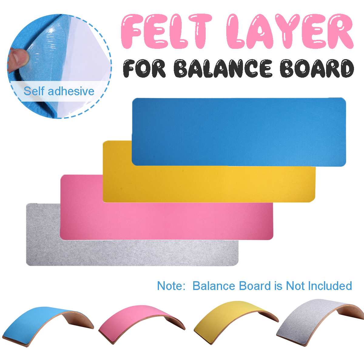 100x32CM Child Wooden Balance Board Cover Body Wobble Balance Workout Twist Training Equipment Balance Seesaw Cover