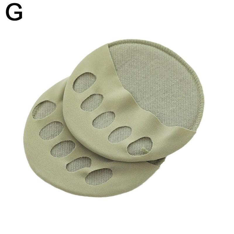 Vijf Tenen Voorvoet Pads Vrouwen Hoge Hakken Half Inlegzolen Inserts Absorbeert Teen Likdoorns Voet Pijn Care Eelt 1 Paar Shock pad Soc M5i6: G