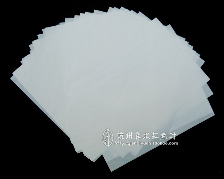 30 stk / pakke høj mængde hvidt rispapir til maling af kinesisk maleri kalligrafi praksis papirstørrelse 25.5*36.5cm xuan papir