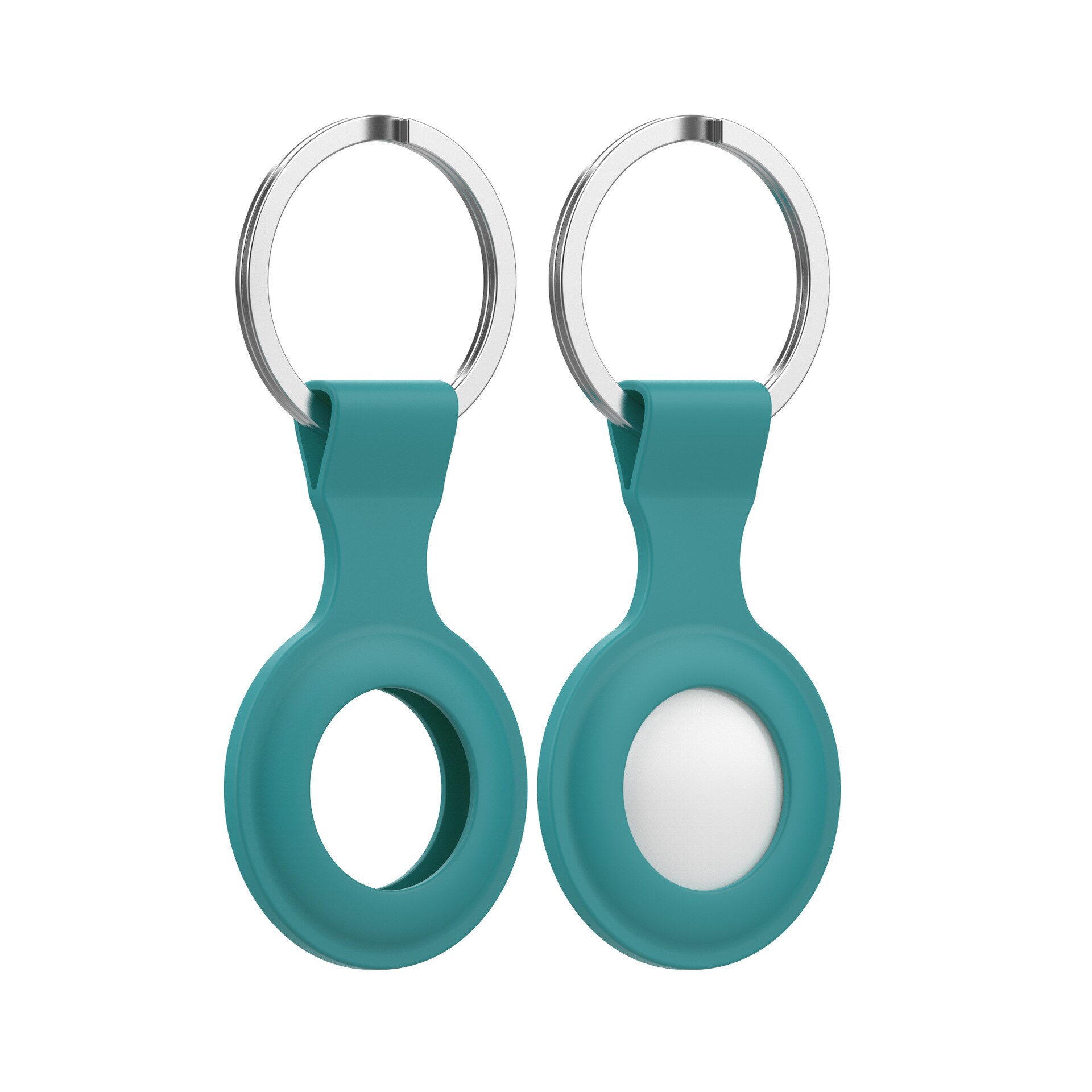 Retainer Cases For Apple Airtags Location Trackers Hanging High Durable Solid Silicone Buckle AntiLost Protective Covers