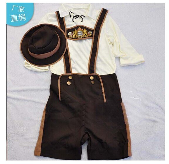 Plus Size Oktoberfest Costume men Traditional German Bavarian Beer Male Cosplay Halloween Octoberfest Festival Party Clothes