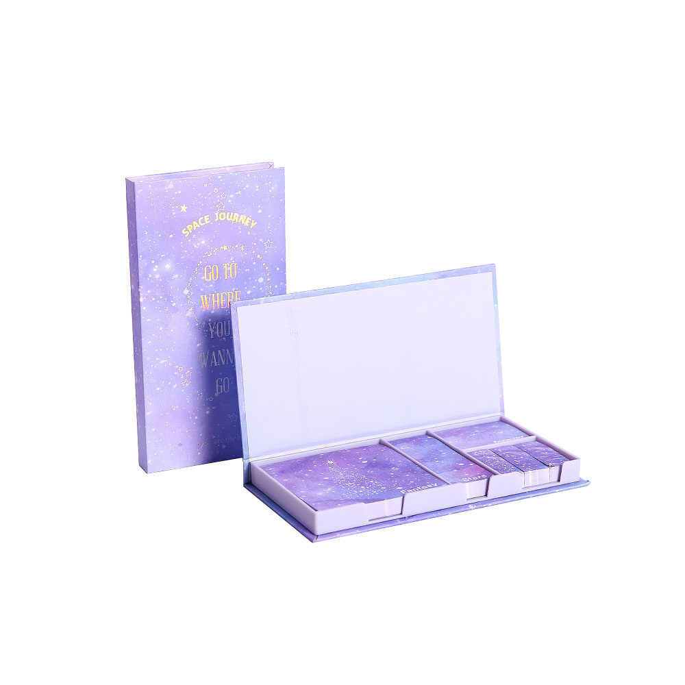 Girl'S Heart Sticky Note Notebook Little Book Sticker Set Star Sticky Notes Boxed Tearable Note School Supply Bookmark: 07