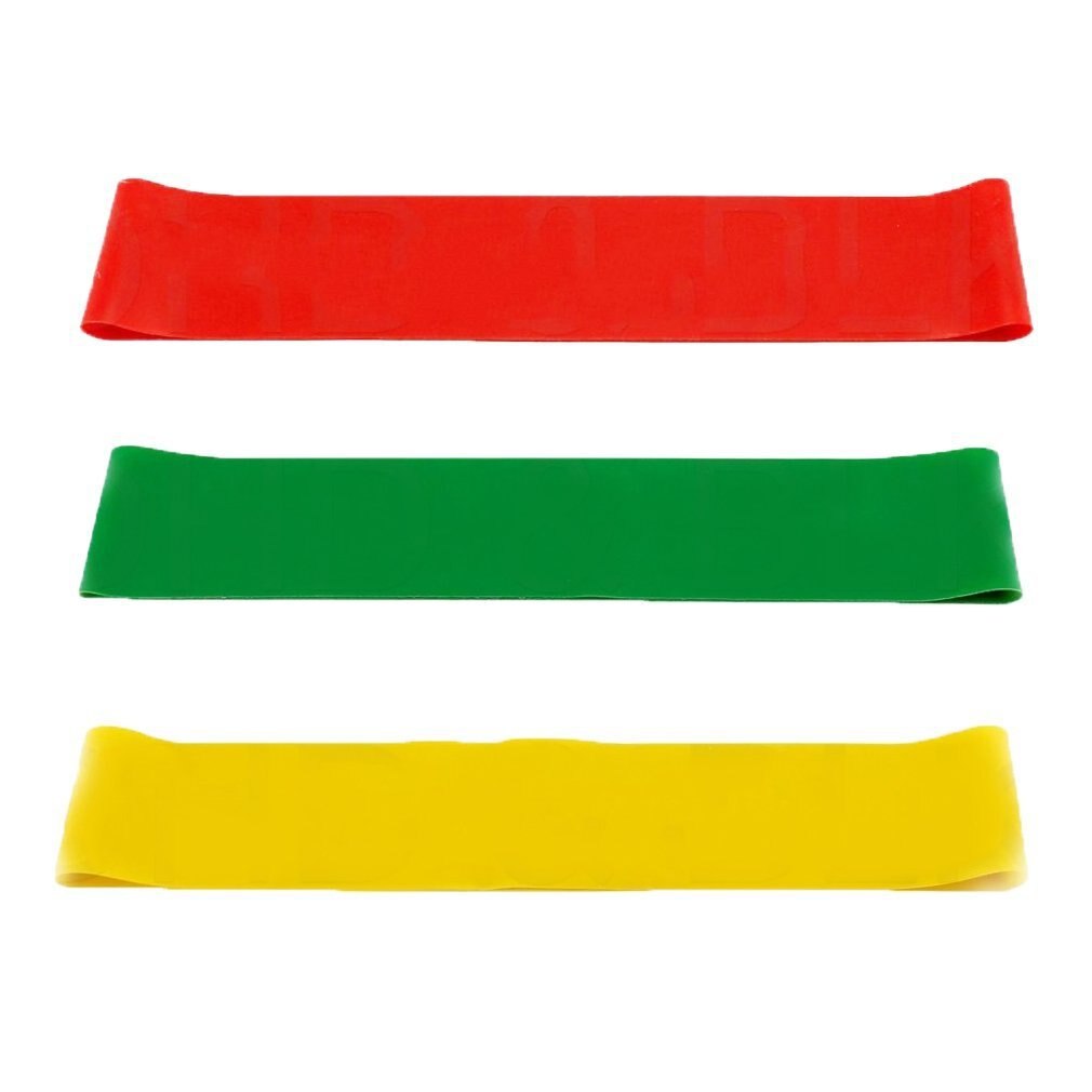 Natural latex Tension Resistance Workout Bands Pilates Fitness Excercise Rehab Yoga Core Loop Gym yoga Fitness Bands