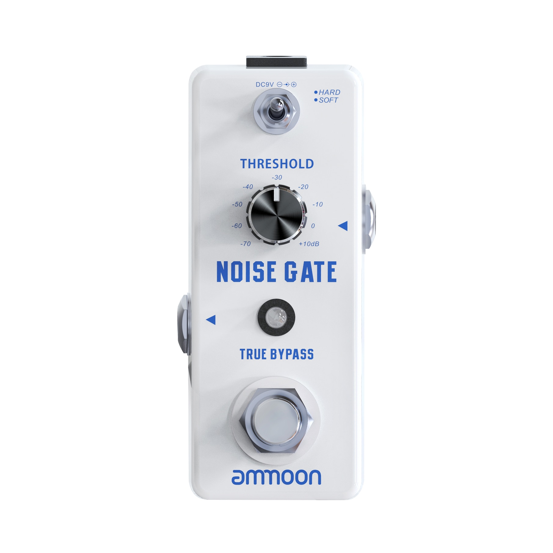 Ammoon Noise Gate Ruisonderdrukking Gitaar Effect Pedaal 2 Modi (Hard/Soft) Full Metal Shell Gitaar Accessoires