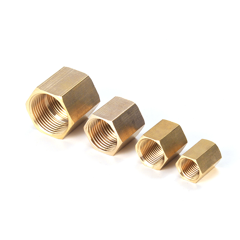 Brass Pipe Fitting Copper Hose Hex Coupling Coupler Fast Connetor Female Thread 1/8&quot; 1/4&quot; 3/8&quot; 1/2&quot; 3/4&quot; BSP For Water Fuel Gas