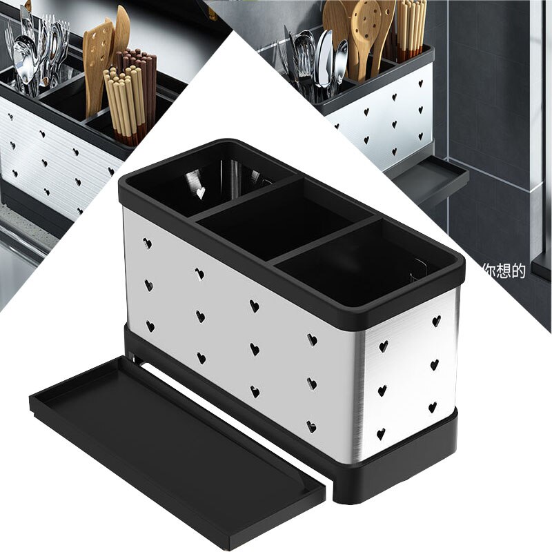 Kitchen spoon storage box rack cutlery storage box... – Vicedeal