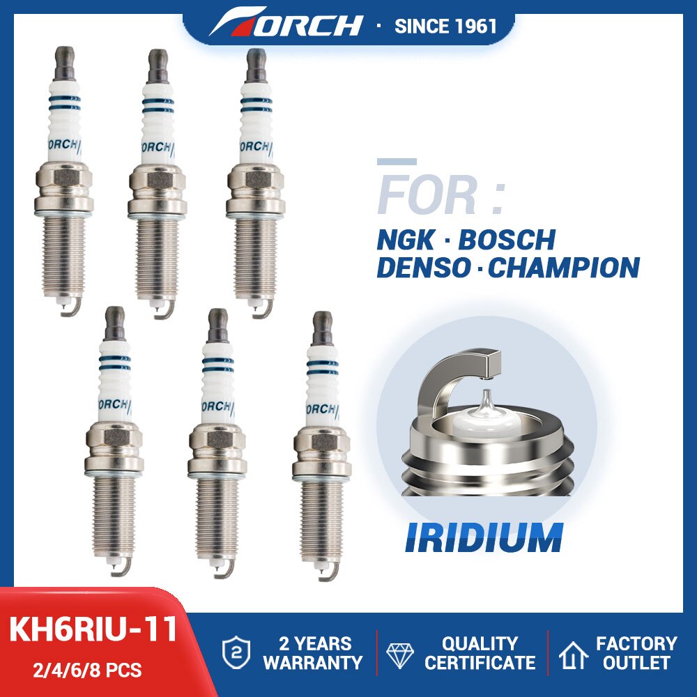 China Original TORCH KH6RIU-11 Iridium Spark Plug for Car MITSUBISHI/Nissan/PEUGEOT/SUZUKI/VOLVO/Bmw/SUBARU/TOYOTA/OPEL/RENAULT