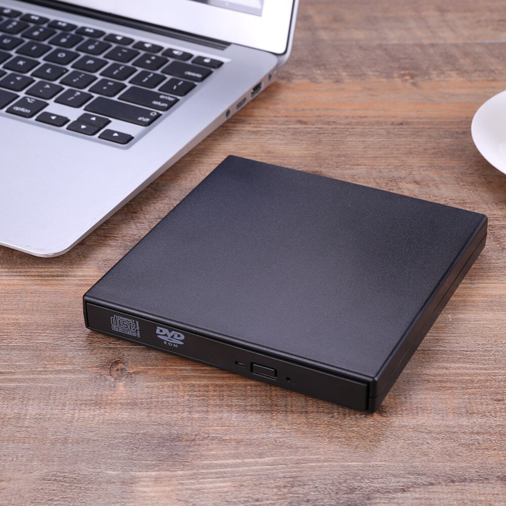 Usb 2.0 externe cd-rw-brander, cd-dvd-rom-combo-brander  cd 24x voor computer, laptop, notebook, pc