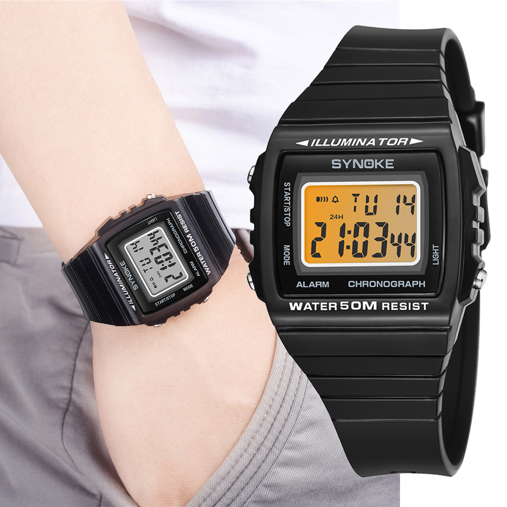Mode Mannen Sport Horloges Count Down Waterdicht Horloge Digital Horloges Mannelijke Klok Masculino