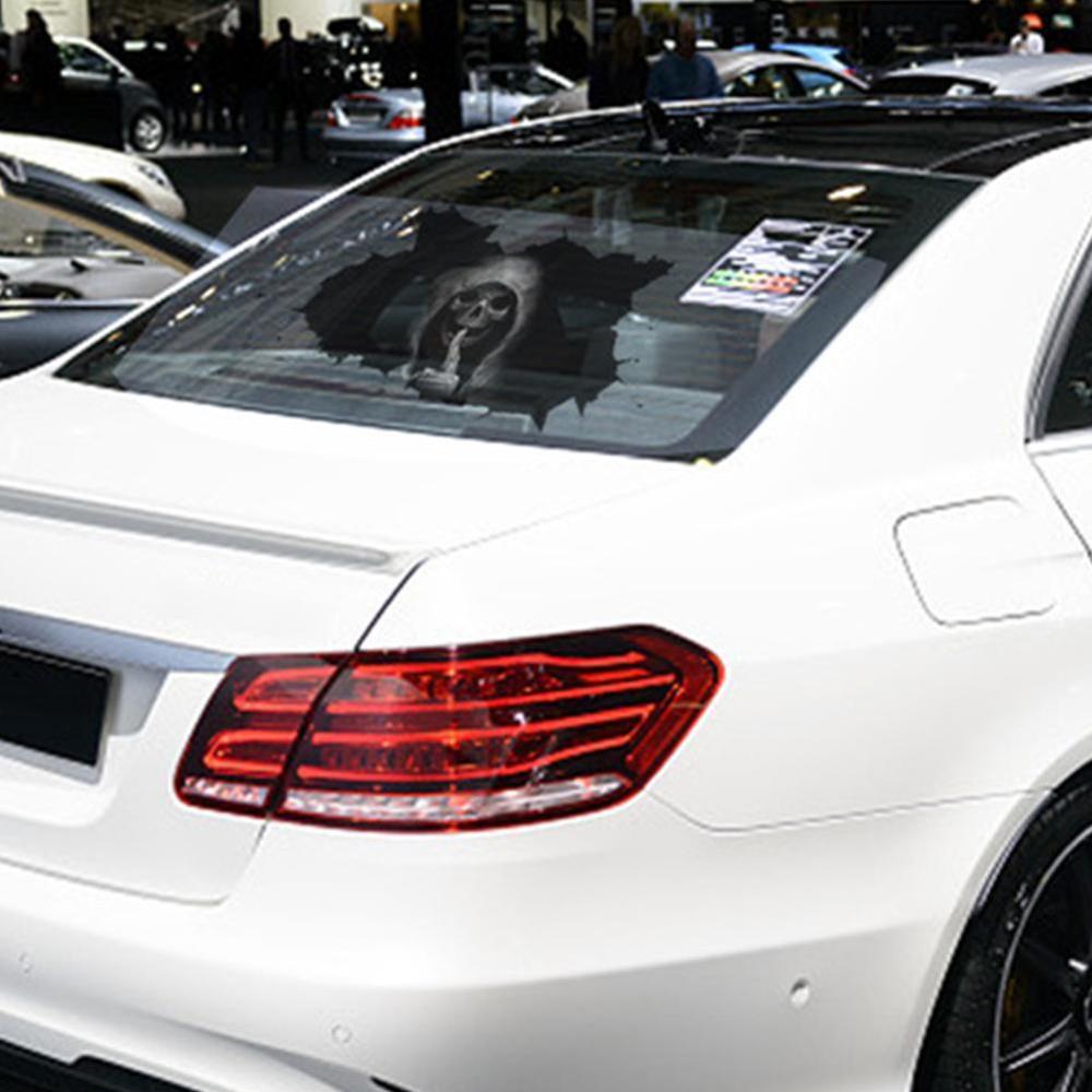 Car Styling Horror Silent Skull Sticker for Subaru Forester Outback Legacy XV Impreza Sport