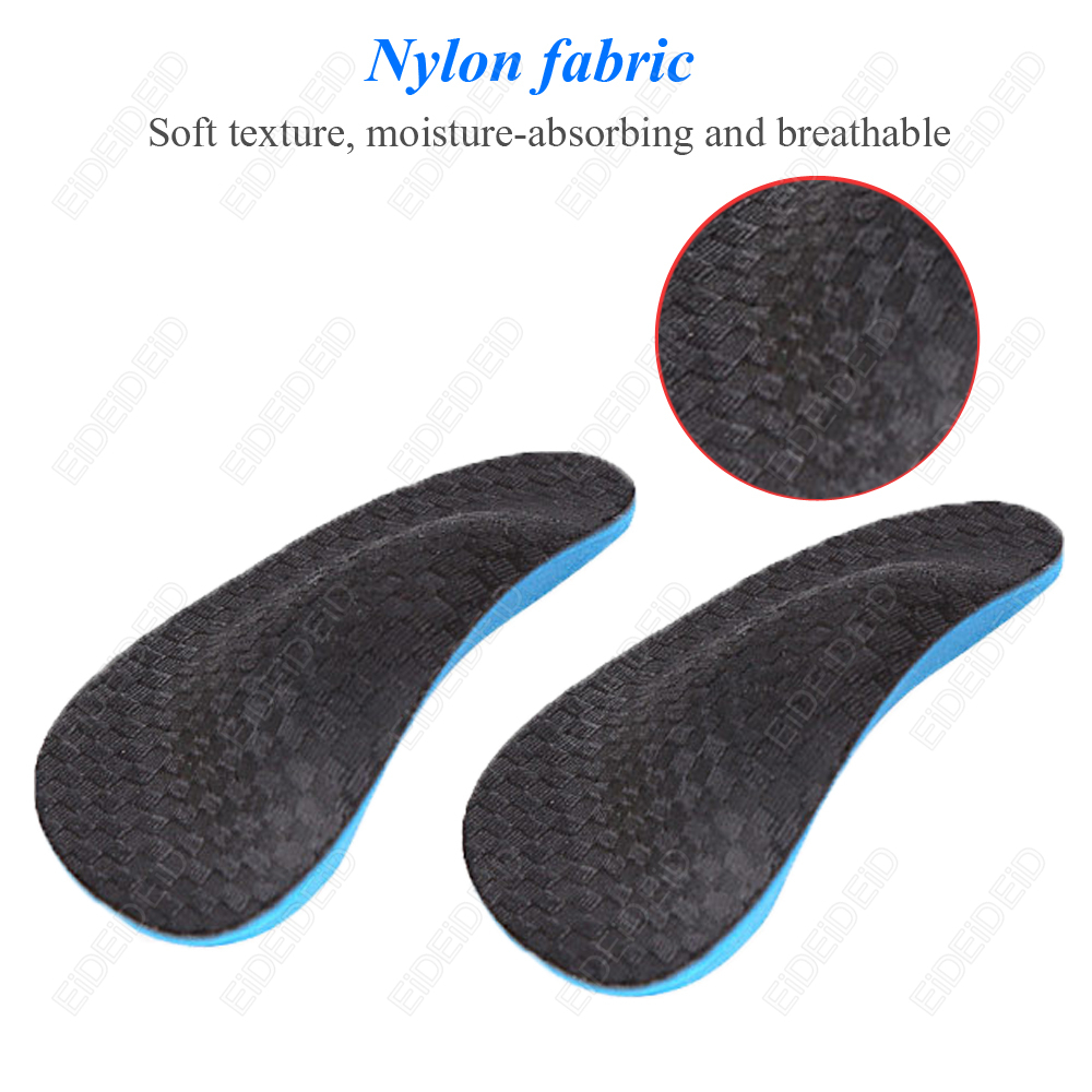 1/2 Pairs EVA Zachte Halve Inlegzolen Platte Steunzool Sport Palm Pad Voet Pijnbestrijding Platvoeten Correctie Orthopedische Schoen Inserts