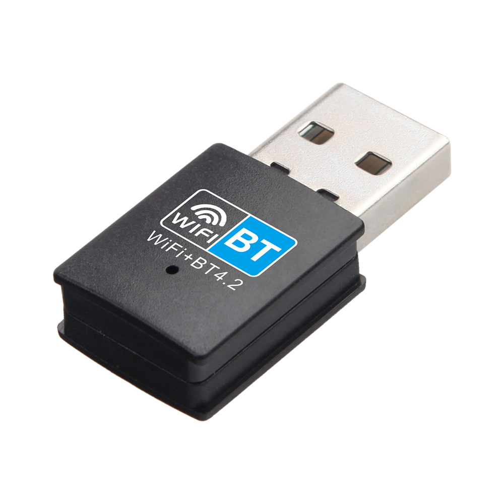 Hannord 600Mbps USB WiFi Bluetooth Adapter Dongle Dual Band USB Wifi Adapter USB Bluetooth Drahtlose Netzwerk Karte Für PC Laptop: Grau