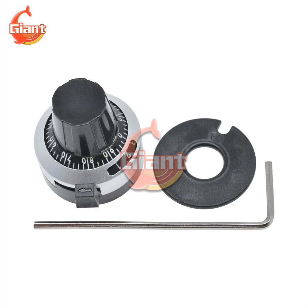 5 st/lot potentiometer ratt skala ratt justerbar 4mm 6mm 6.35mm insats dia. trådlindad potentiometerlock bxd 3-13 bxd 3-12 3590s: Ratten