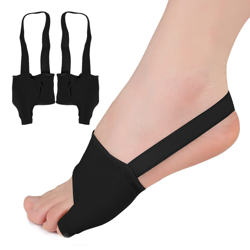 2 stk = 1 par lilletå hallux valgus korrigerer tåreim silikongel hallux valgus puter avstandsstykke fotpleie rettetang ortopedisk: Lysegrå