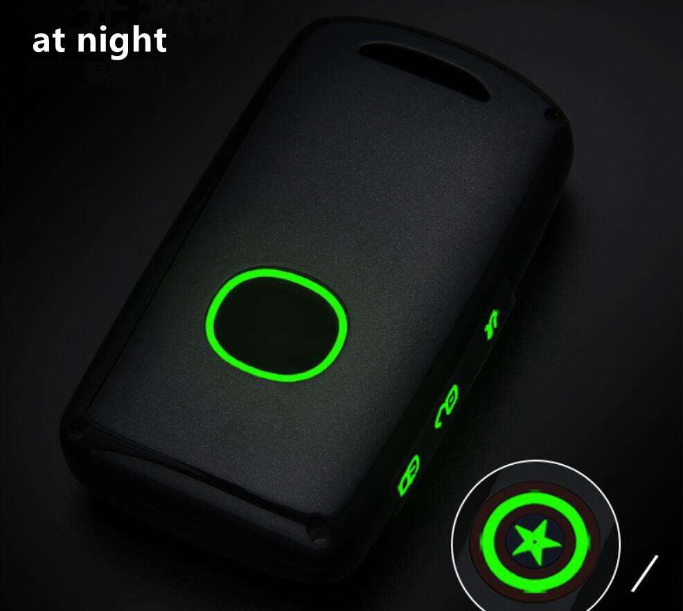 Auto abs sleutelhoes tas voor mazda 3 alexa  cx4 cx5 cx8 3 knoppen afstandsbediening sleutel beschermhoes auto styling