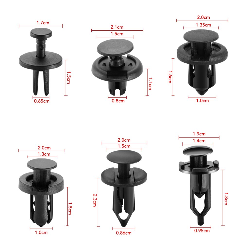 Auto Fastener Clips Gemengde Auto Body Push Pin Klinknagel Voor Ford MK3 MK4 MK5 Fiesta Ecosport Kuga Explorer Edge Mustang 3 4 St Mondeo