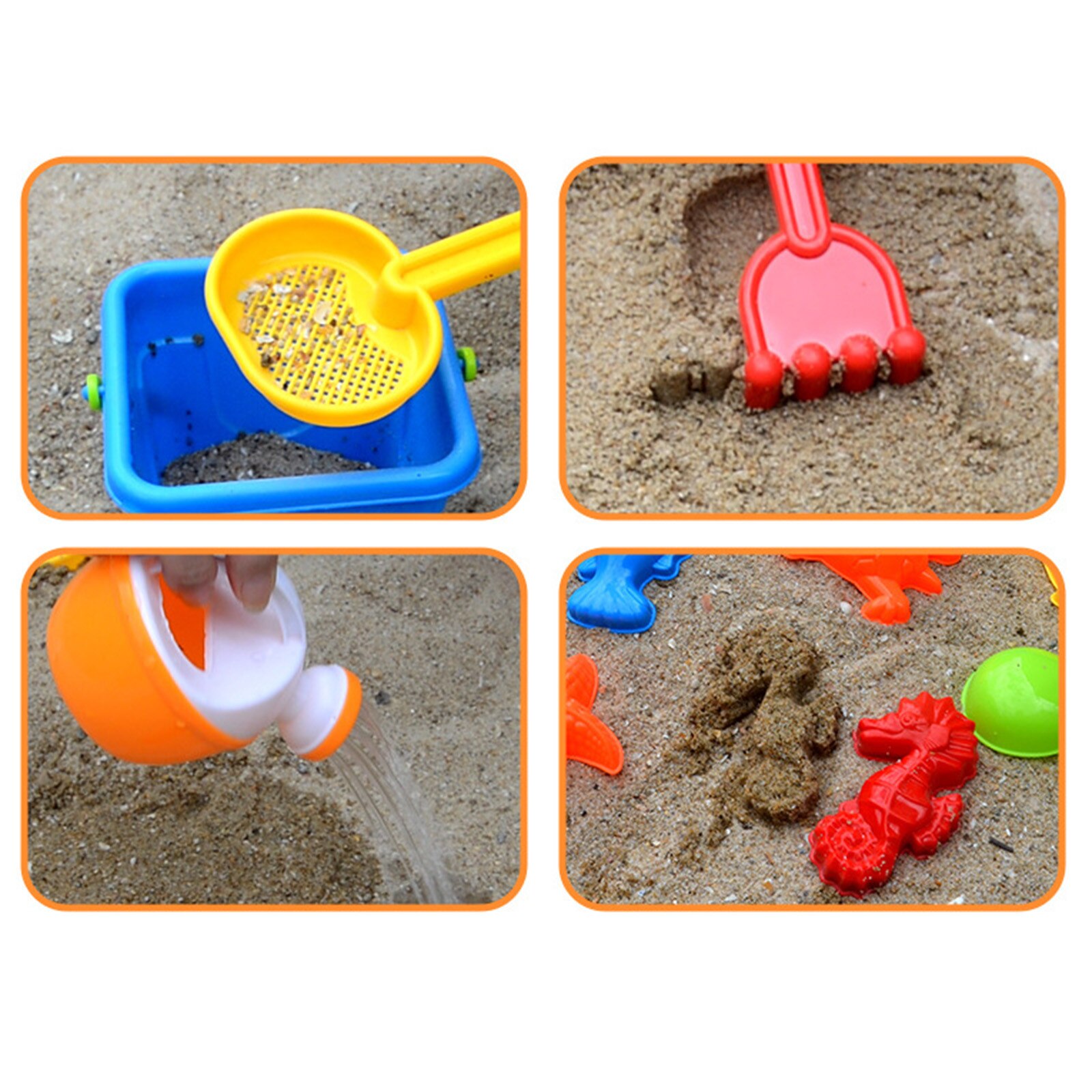 11 Stuk Strand Speelgoed Zand Set Zand Play Zandbak Speelgoed Zomer Outdoor Speelgoed Mini Strand Vrachtwagen Kind 'S Игрушки