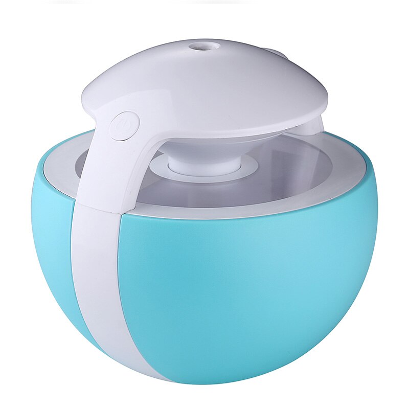 Humidificateur Elf de nuit de 450ml | Mini vaporisateur USB ultrasonique, purificateur à degrés, diffuseur d'huile essentielle d'aromathérapie, désodorisant de voiture: Blue