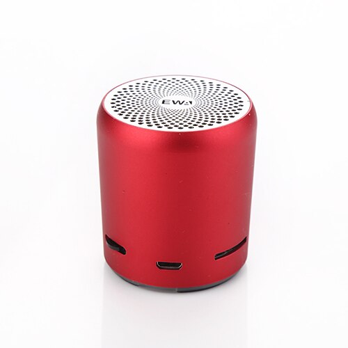 Ewa A107S Draagbare Draadloze Bluetooth Speaker Heavy Bass Bomm Box Mini Subwoofer Telefoontje Bluetooth Douche Speaker Remote Shot: Red