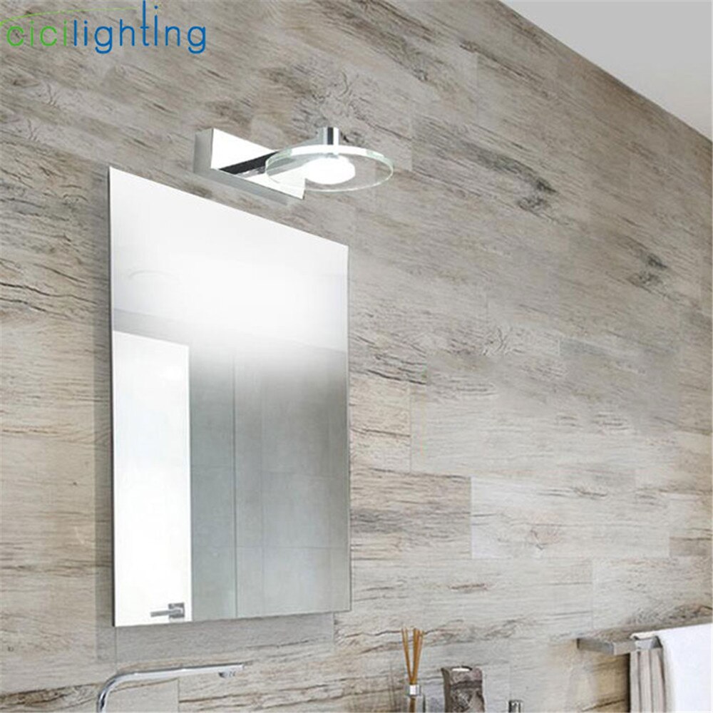 5W LED Crystal Vanity Wall lamp Stainless Steel Adjustable LED bathroom mirror lights Vanity toilet led wall lighting