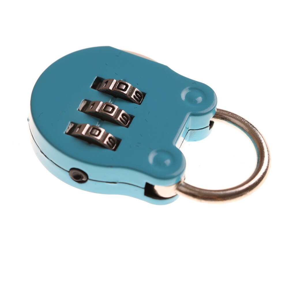 2pcs/lot Safe Cartoon Mini Digital Digit Password Padlock Briefcase Luggage Gym Lock 49*28mm