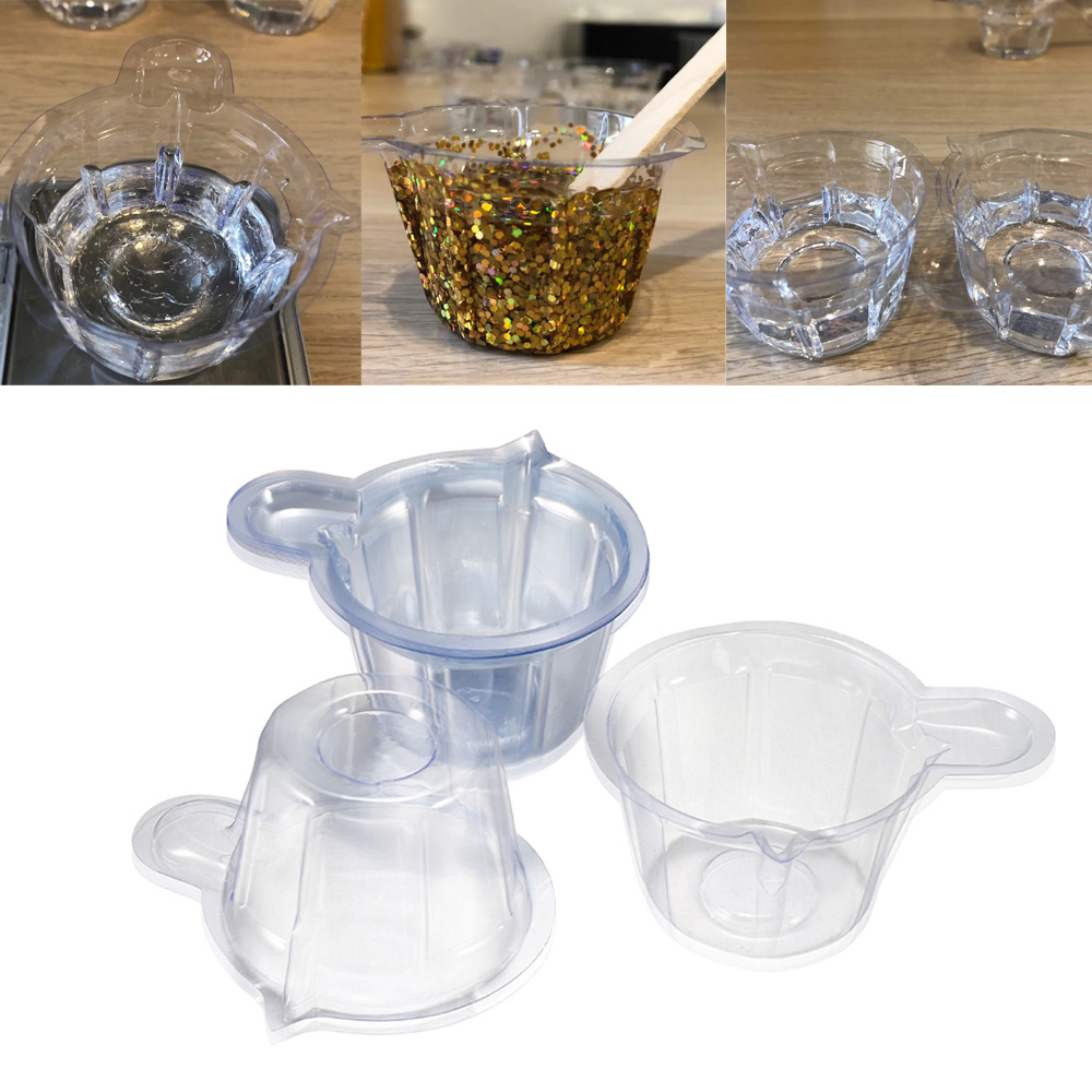 20-150Pcs 40ml Kunststoff Einweg Tassen Spender Für DIY Epoxy Harz Schmuck Zubehör, Der Werkzeuge Ausrüstungen Werkzeuge liefert