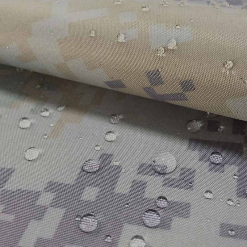 Tissu Oxford de camouflage extérieur | Revêtement imperméable 210DPU, tissu de tente léger TC00260