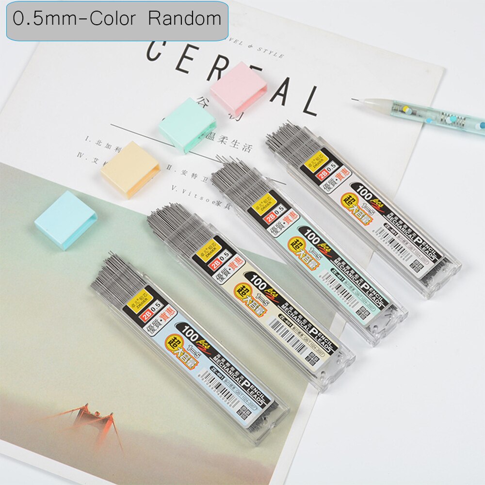 0.5/0.7mm Automatic Mechanical Pencil Drawing Writing Painting Tools Stationery Graphite Leads Pencils Sketch Office Supply: 0.5mm Refill