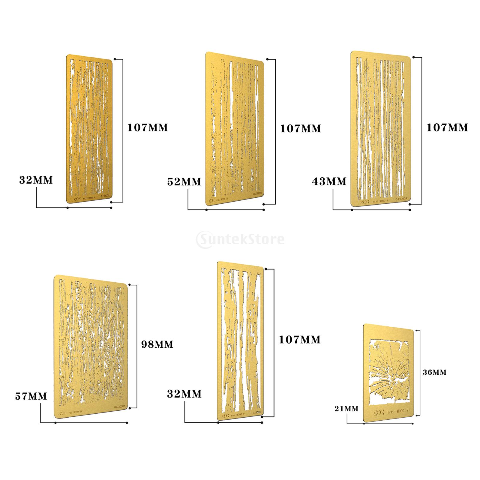 Model Painting Stenciling Template Spray Painting Hobby Tool Plate 1/35 1/48 1/72 Model Airbrush Decoration Stencils Supplies